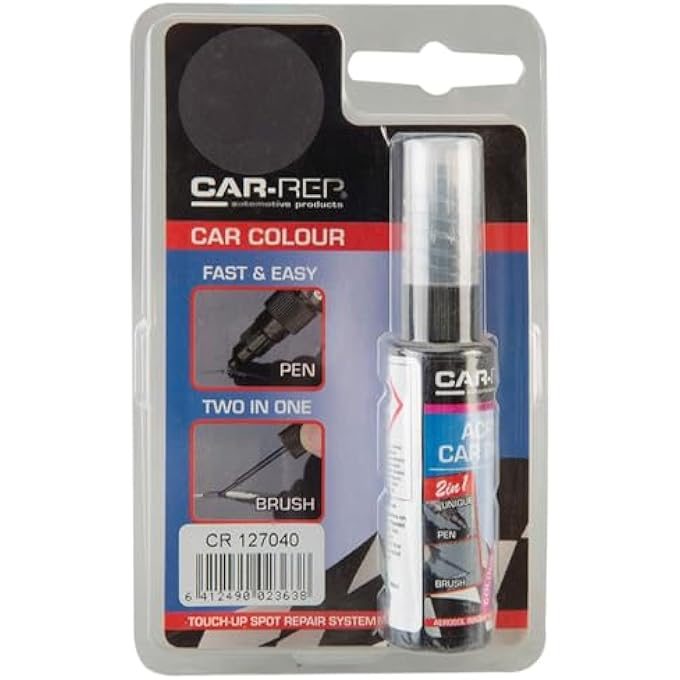CAR-REP 127040 TOUCH UP PEN - METALLIC SILVER, 12 ML - Image 1